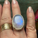 Moonstone Ring - Sterling Silver - Modern