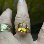 Citrine Ring - 10k Gold - Vintage