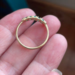 Emerald Band - 10k Gold - Vintage