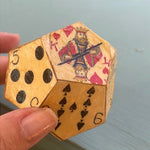 Ten Sided Dice - Playing Card Art - Vintage