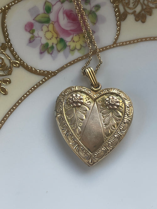 Vintage Locket Necklace | Vintage Paris Jewelry