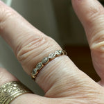 Diamond Band - 14k Gold - Vintage