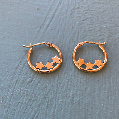 Mini Louis Gold Hoop Earrings – Reluxe Vintage