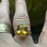 Citrine Ring - 10k Gold - Vintage