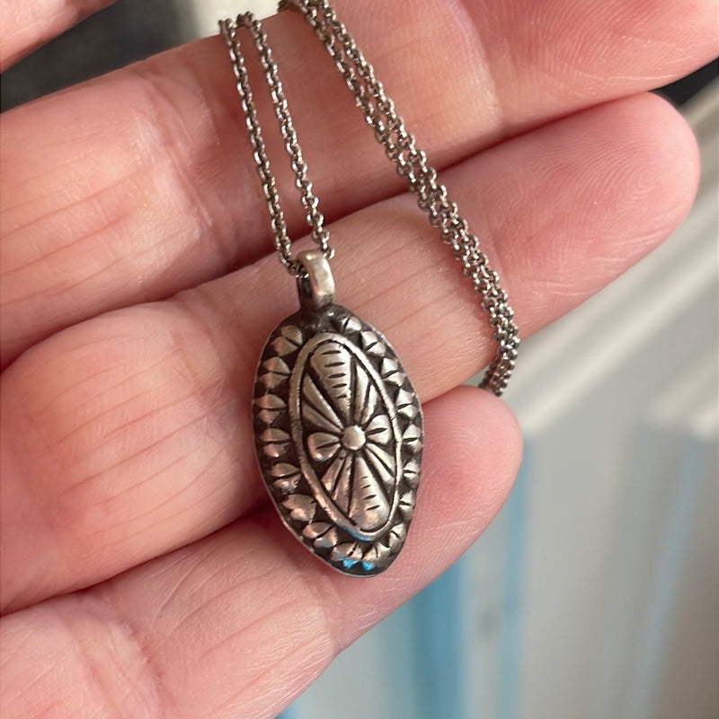 Talismanic Necklace - Sterling Silver - Vintage