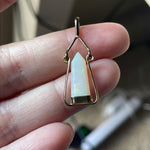 Opal Point Pendant - Sterling Silver - Vintage