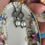 Saphiret Earrings - Sterling Silver - Vintage