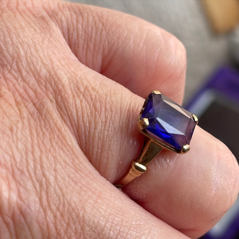 Alexandrite Ring - 10k Gold - Vintage