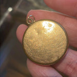 Ornate Paste Victorian Locket - Gold Filled - Antique