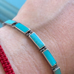 Turquoise Bracelet - Sterling Silver - Vintage