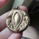 Flourish Locket - Rose Gold Filled - Antique