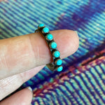 Turquoise Band - Sterling Silver - Vintage