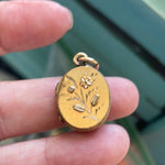 Flower Locket - Gold Filled - Vintage