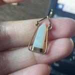 Opal Point Pendant - Sterling Silver - Vintage