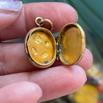 Flower Locket - Gold Filled - Vintage