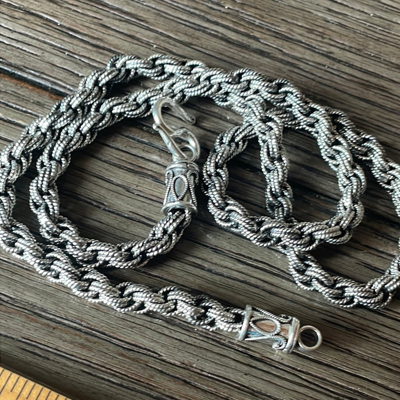 Ornate Chain - Sterling Silver - Vintage