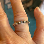 Beaded Bands - Sterling Silver - Vintage (sold separately)