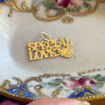 Special Love Pendant - 14k Gold- Vintage