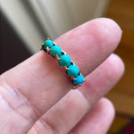 Turquoise Band - 14k Gold - Vintage