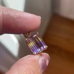 Ametrine Pendant - 10k Gold - Vintage