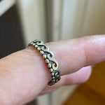 Wave Ring - Sterling Silver - Vintage