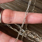 Paper Clip Chain - Sterling Silver - Vintage