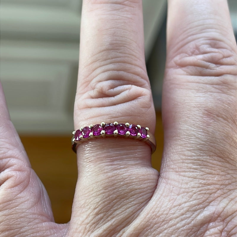 Ruby Band - 10k Gold - Vintage