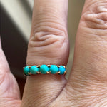 Turquoise Band - 14k Gold - Vintage