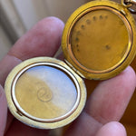 Moon Locket - Gold Filled - Victorian - Antique