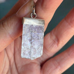 Lepidolite Pendant - Sterling Silver