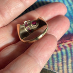 Ruby Ring - 10k Gold - 1940s - Vintage