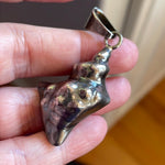 Shell Pendant - Sterling Silver - Vintage