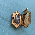 Ornate Floral Locket - Gold Filled - Antique