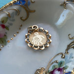 Aquarius Pendant - 10k Gold - Vintage