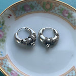 Hoop Earrings - Sterling Silver - Vintage