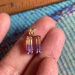 Ametrine Pendant - 10k Gold - Vintage