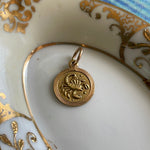 Scorpio Pendant - 14k Gold - Vintage