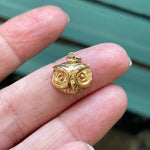 Owl Pendant - 14k Gold - Vintage