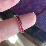 Ruby Band - 14k Gold - Vintage