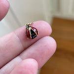 Ladybug Pendant - 14k Gold - Vintage