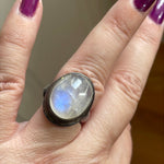 Moonstone Ring - Sterling Silver - Vintage