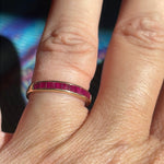 Ruby Band - 14k Gold - Vintage