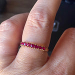 Ruby Band - 14k Gold - Vintage