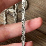 Braided Chain - Sterling Silver - Vintage