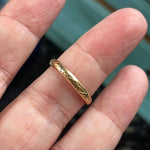 Flower Band - 14k Gold - Vintage