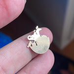 Noah’s Arc Charm Pendant - 14k Gold - Vintage