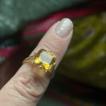 Citrine Ring - 10k Gold - Vintage