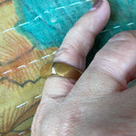 Heavy Square Ring - 18k Gold - Vintage