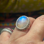 Moonstone Ring - Sterling Silver - Modern