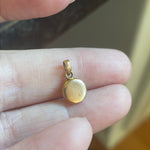 Dainty Flower Pendant - 10k Gold - Vintage